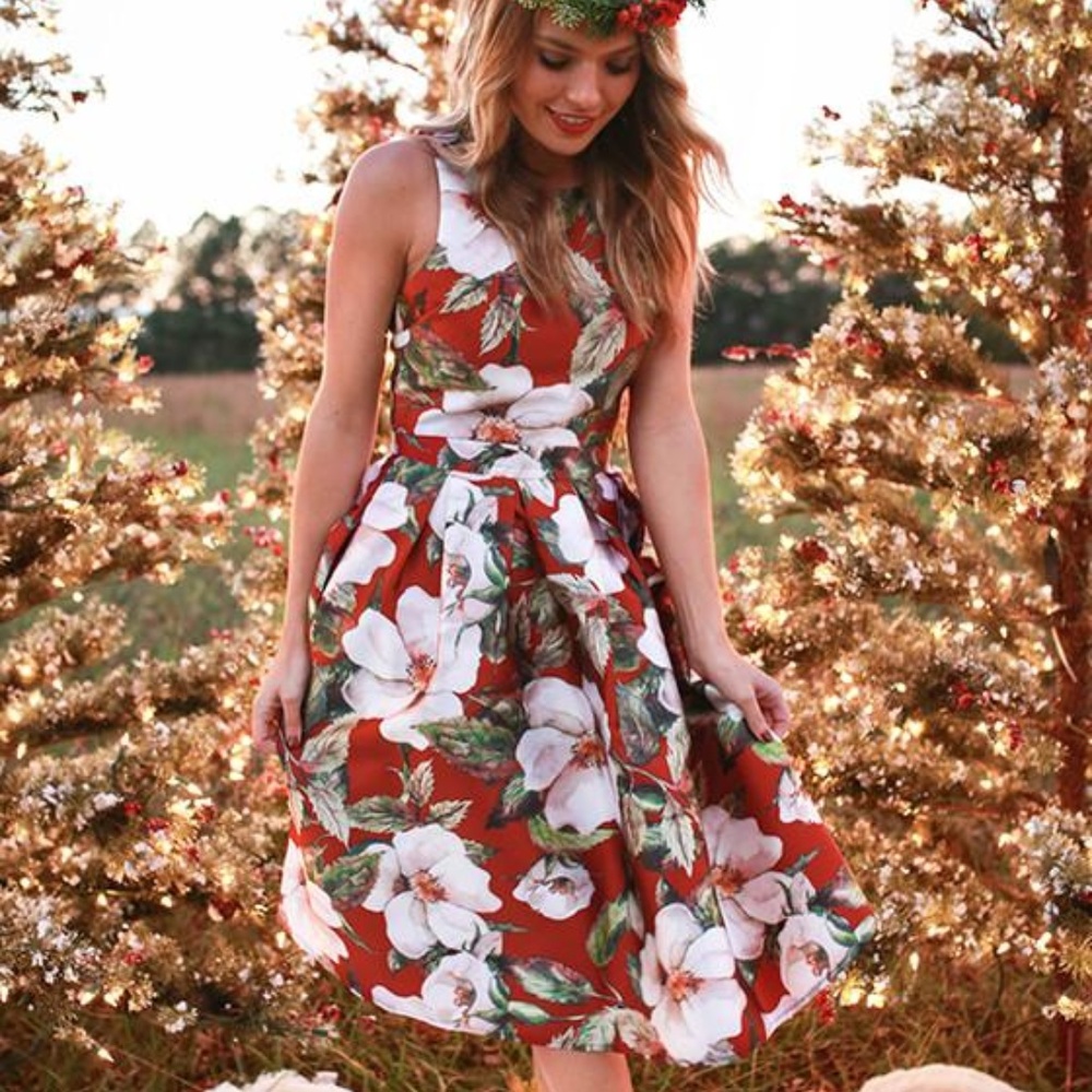 Two Piece Christmas Dress
